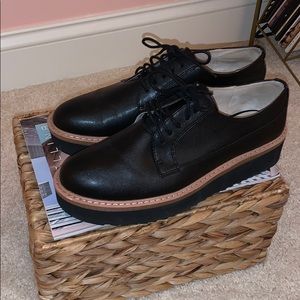 Black Oxford shoes